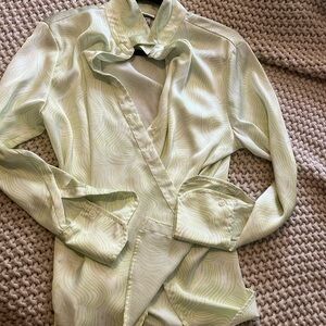 Women’s silk dress shirt